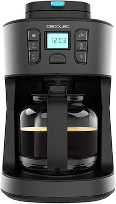 CECOTEC COFFEE MACHINE 1086W. Filter coffee machine with 1086 W, integrated grinder and capacity 