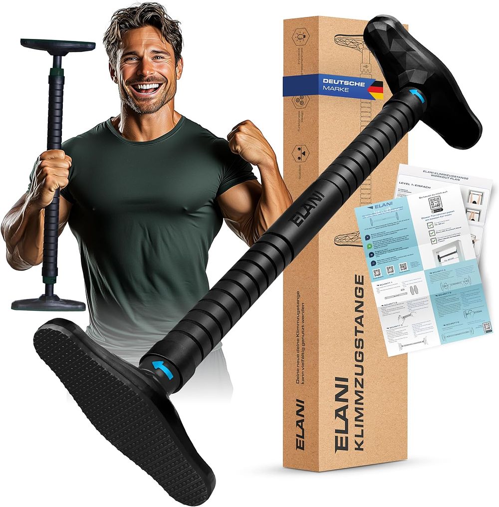 ELANI PULL-UP BAR 70-90CM. Doorway pull-up bar requiring no drilling, with an innovative safety 
