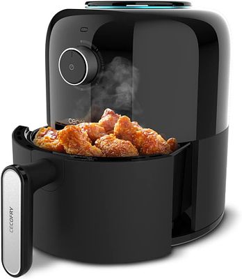 CECOTEC AIR FRYER 2.5L. 1200 W air fryer with 2.5 L capacity, hot air technology and timer. 