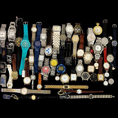 GRANDE COLE&Ccedil;&Atilde;O DE 63 REL&Oacute;GIOS. Inclui modelos digitais desportivos, rel&oacute;gios quartzo modelos 
