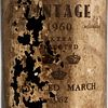 BURMESTER VINTAGE PORT WINE 1960. Bottle of Burmester Vintage Port wine 1960, Porto. Volume: 75cl.Image - 2
