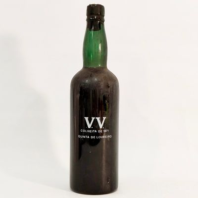 V.V. QUINTA DE LOUREIRO VINTAGE PORT WINE 1871. Bottle of V.V. Quinta de Loureiro Vintage Port 