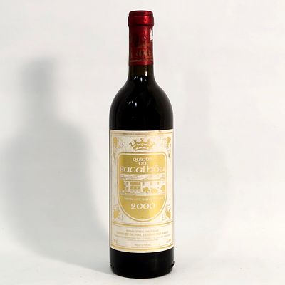 QUINTA DA BACALH&Ocirc;A 2000. Bottle of red wine Quinta da Bacalh&ocirc;a 2000, Setubal. Volume: 75cl. 