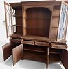 MAHOGANY DINING ROOM CABINET. Two-body classic style dining room cabinet, often associated with Image - 1