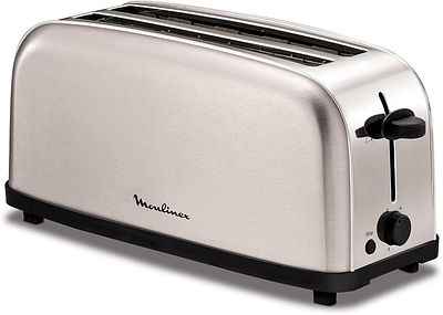 MOULINEX 1400W TOASTER. 1400 W toaster with capacity for 2 slices, practical and efficient for 