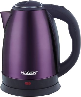 HAGEN ELECTRIC KETTLE 1.8L. Stainless steel kettle with 1.8 L capacity and 1500 W power. 360&deg; 