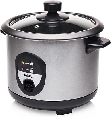 TRISTAR RK-6126 RICE COOKER 1L. 1 L rice cooker, 400 W power, cooks rice for up to 5 people 