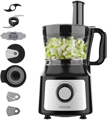 CECOTEC COMINO 1000W FOOD PROCESSOR. 1000 W food processor with 2 speeds + pulse function, 2 L 