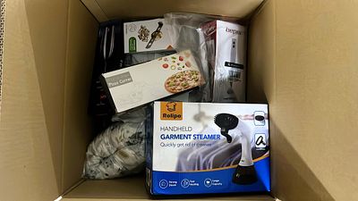 MYSTERY BOX. Discover the thrill of opening a BOX 100, a box containing returned items and 