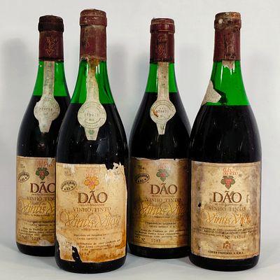 D&Atilde;O RED WINE. Bottles of red wine, D&atilde;o Vinus Vitae, 1985.