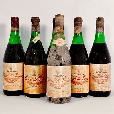 SU&Atilde;O RED WINE SELECTION. Bottles of Terras do Su&atilde;o 1982 Alentejo Red wine.