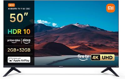 XIAOMI TV F 50 50" 4K UHD SMART TV FIRE TV. 50" TV with 4K UHD resolution, HDR10 technology and 