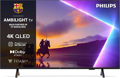 PHILIPS 65" 4K QLED AMBILIGHT SMART TV. 65" TV with QLED technology and 4K Ultra HD resolution 