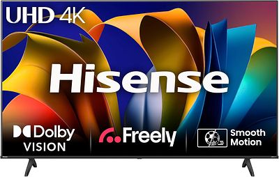 HISENSE 55" 4K UHD SMART TV. 55" television with 4K UHD resolution, Dolby Vision, and Game Mode 