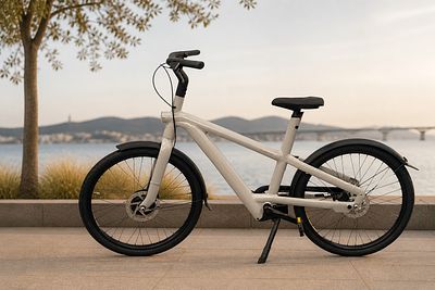 VANMOOF A5 eBIKE (GRAY). VanMoof A5 electric bicycle, a premium model known for its minimalist 