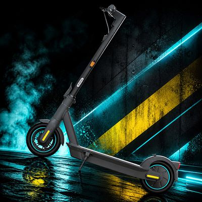 NINEBOT E-SCOOTER MAX G30D II (BLACK). Ninebot MAX G30D II electric scooter, renowned for its 