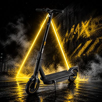 NINEBOT E-SCOOTER MAX G2 D (BLACK). Segway Ninebot MAX G2 D electric scooter, a modern and 