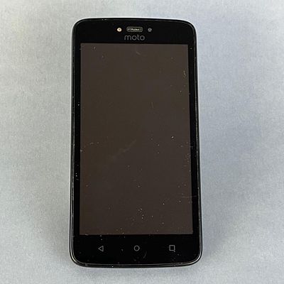 MOTOROLA MOTO C. Motorola Dual SIM Smartphone, Cpu 4x1.1GHz, 5" Display. Note: Working