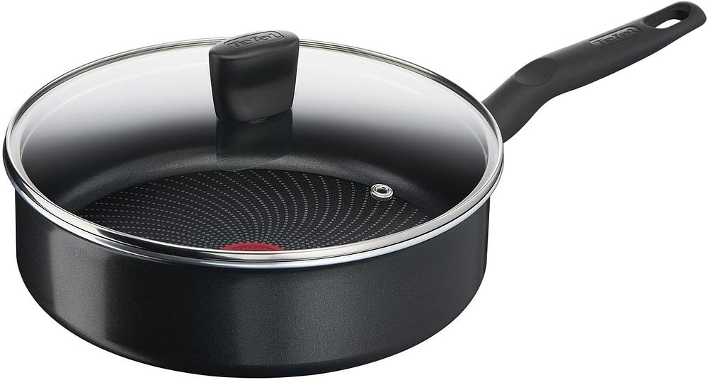 TEFAL START'EASY DEEP FRYING PAN WITH LID 24 CM. 24 cm deep frying pan with Titanium non-stick 