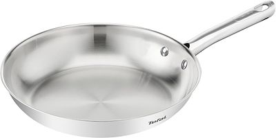 TEFAL DUETTO ON STAINLESS STEEL FRYING PAN 28 CM. 28 cm stainless steel frying pan, designed for 