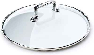 LE CREUSET NON-STICK GLASS LID 30 CM. 30 cm transparent glass lid, compatible with Le Creuset 