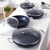 LE CREUSET NON-STICK GLASS LID 30 CM. 30 cm transparent glass lid, compatible with Le Creuset Image - 1