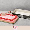 DR. OETKER REMOVABLE RECTANGULAR CAKE PAN 38 X 25 CM. Removable rectangular steel baking pan Image - 1