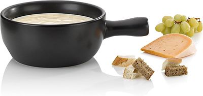 KELA NATURA CHEESE FONDUE CAQUELON 22.5 CM. Ceramic caquelon for cheese fondue with a diameter 