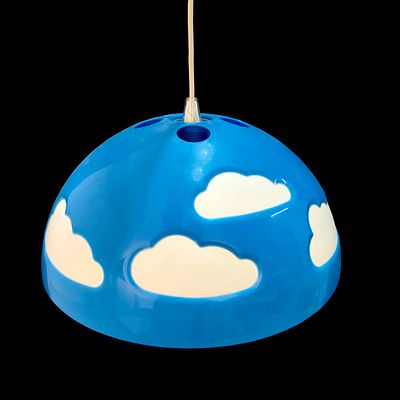 CEILING LAMP. Plastic ceiling lamp, one light, children's decoration. E27. Dimensions: 68x38cm.