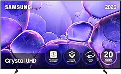 SAMSUNG 65" CRYSTAL UHD U8000F 4K SMART TV. 65-inch television sold for repair or parts, which 