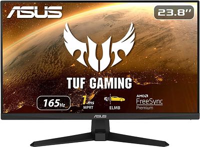 ASUS TUF 24" FULL HD IPS GAMING MONITOR. 23.8" gaming monitor with Full HD resolution 
