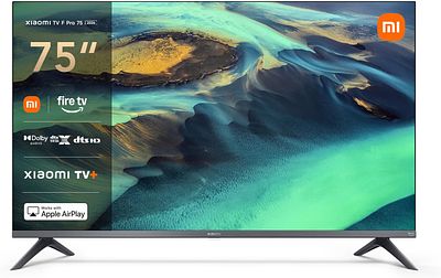 XIAOMI TV F PRO 75" 4K UHD QLED SMART TV. 75" television with 4K UHD resolution and QLED 