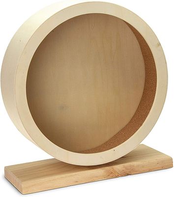 KARLIE FLAMINGO HAMSTER WHEEL IN WOOD AND CORK &Oslash;21 CM. Hamster wheel in wood and cork with a 