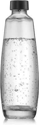SODASTREAM GLASS BOTTLE 1 LITER FOR DUO. Glass bottle with a 1-liter capacity, compatible with 