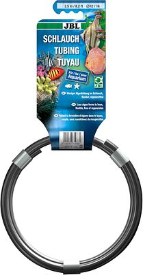 JBL AQUA HOSE 2.5 M 12/16 MM GREY. Aquarium hose with 2.5 meters length and 12/16 mm diameter 