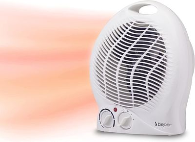 BEPER BATHROOM HEATER. 2000W, adjustable thermostat, low power consumption mode, portable and 