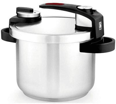 BRA TEKNA FAST PRESSURE COOKER IN STAINLESS STEEL 6 LITERS GRAY. BRA Tekna Fast stainless steel 