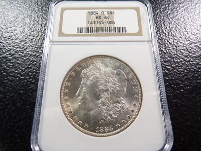 1884-O NGC MS64 MORGAN SILVER DOLLAR ****MS64****. CLICK THE LINK FROM YOUR INVOICE TO PAY... 