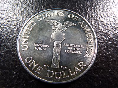 1989-D BICENTENNIAL OF CONGRESS SILVER DOLLAR. CLICK THE LINK FROM YOUR INVOICE TO PAY... 