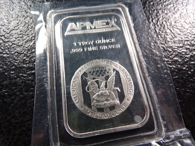 AMPEX 1 OUNCE .999 FINE SILVER BAR ***1 OZ. SILVER***. CLICK THE LINK FROM YOUR INVOICE TO 