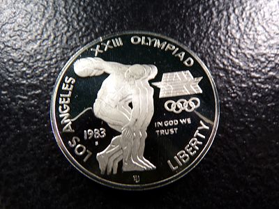 1983-S LOS ANGELES OLYMPIAD SILVER PROOF DOLLAR. CLICK THE LINK FROM YOUR INVOICE TO PAY... 
