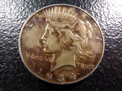 1934-D PEACE SILVER DOLLAR. CLICK THE LINK FROM YOUR INVOICE TO PAY... INVOICES ARE EMAILED 
