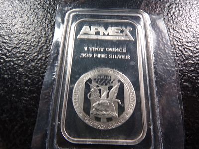 AMPEX 1 OUNCE .999 FINE SILVER BAR ***1 OZ. SILVER***. CLICK THE LINK FROM YOUR INVOICE TO 
