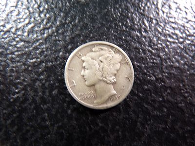 1939-D MERCURY SILVER DIME. CLICK THE LINK FROM YOUR INVOICE TO PAY... INVOICES ARE EMAILED 