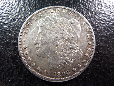 1890-S MORGAN SILVER DOLLAR. CLICK THE LINK FROM YOUR INVOICE TO PAY... INVOICES ARE EMAILED 