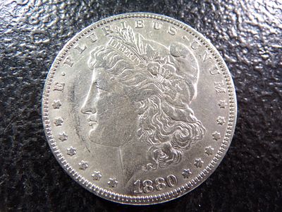 1880-O MORGAN SILVER DOLLAR. CLICK THE LINK FROM YOUR INVOICE TO PAY... INVOICES ARE EMAILED 