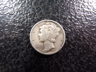 1941 MERCURY SILVER DIME. CLICK THE LINK FROM YOUR INVOICE TO PAY... INVOICES ARE EMAILED 
