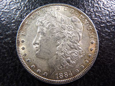 1884 MORGAN SILVER DOLLAR. CLICK THE LINK FROM YOUR INVOICE TO PAY... INVOICES ARE EMAILED 
