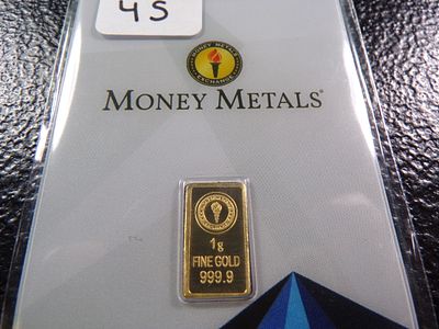 MONEY METALS 1 GRAM 999.9 FINE GOLD BAR *****1 GRAM GOLD*****. CLICK THE LINK FROM YOUR INVOICE 