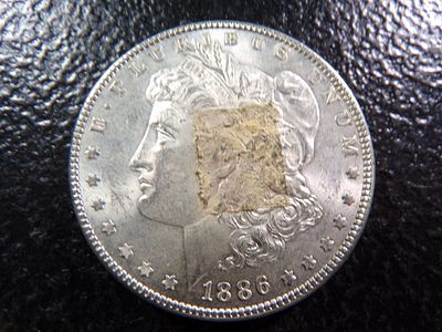 1886 MORGAN SILVER DOLLAR. CLICK THE LINK FROM YOUR INVOICE TO PAY... INVOICES ARE EMAILED 